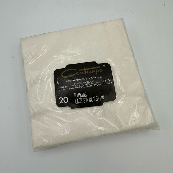 Vintage Paper Cocktail Napkins Tennis Anyone?  Martini New Old Stock - Picture 2 of 3